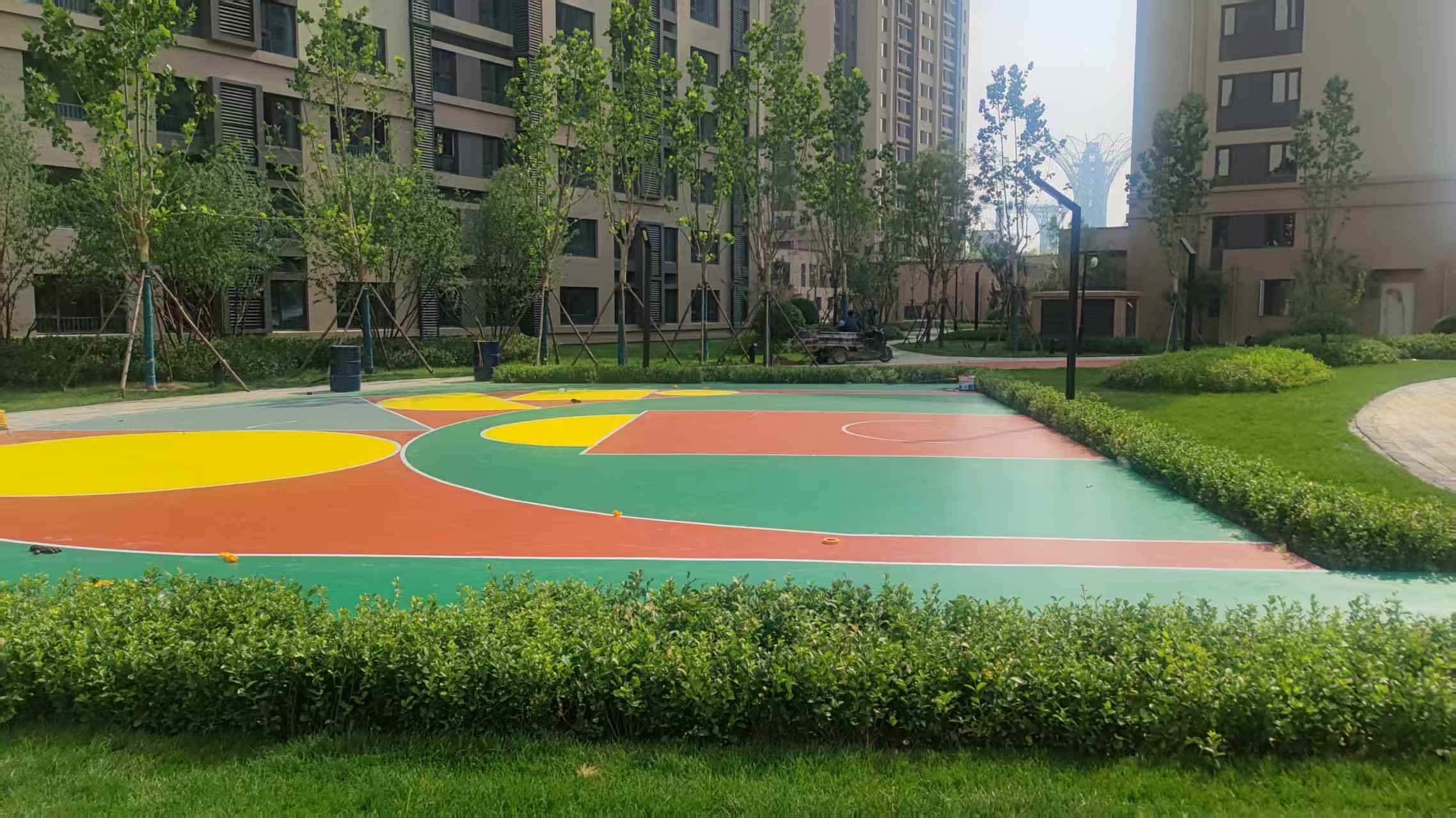 江门市硅PU塑胶地面 - 方案